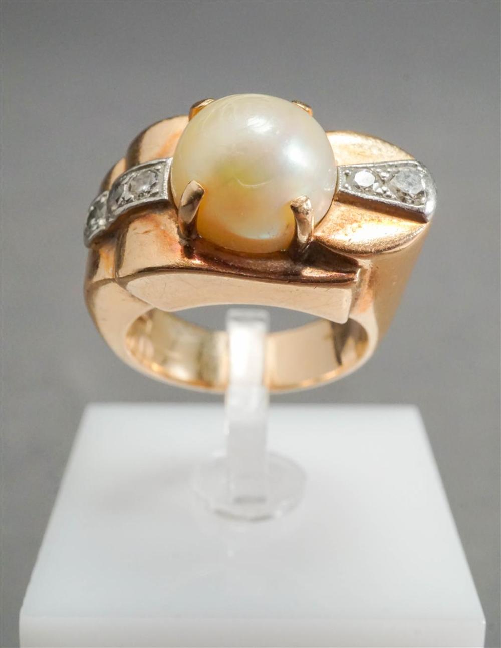 14 KARAT YELLOW GOLD PEARL AND 329629