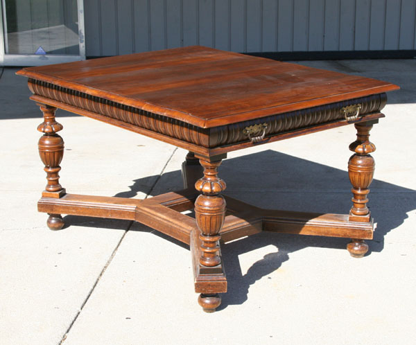 Victorian library dining table  50f0d