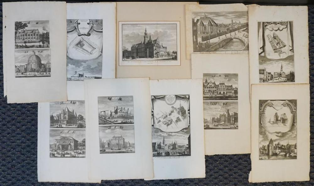COLLECTION OF 10 DUTCH ARCHITECTURAL 3296b8