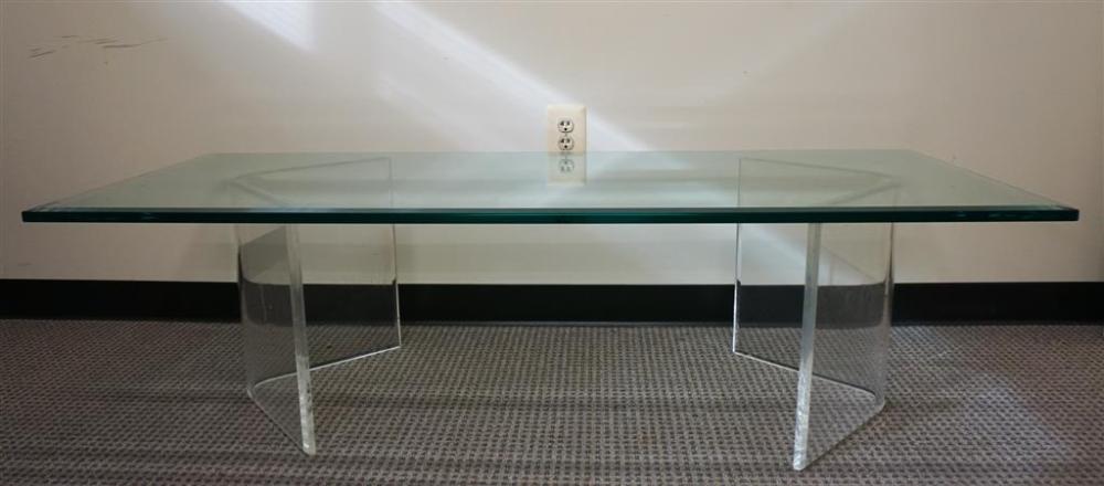 CONTEMPORARY BEVEL GLASS TOP MODULAR