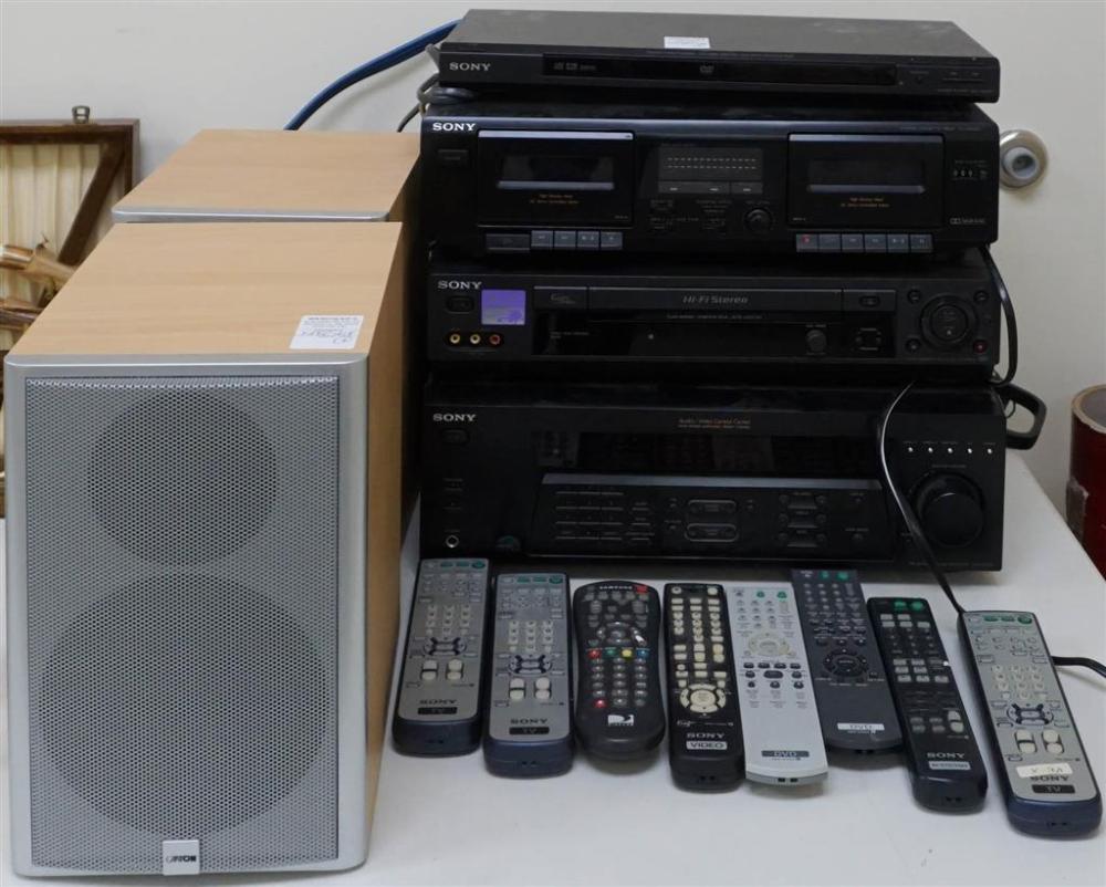 SONY DVD, CASSETTE DECK, VCR AND