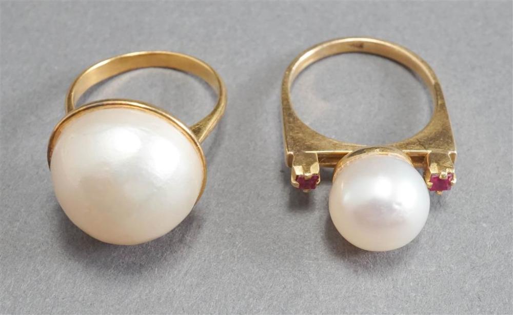 14 KARAT YELLOW GOLD PEARL AND 329788