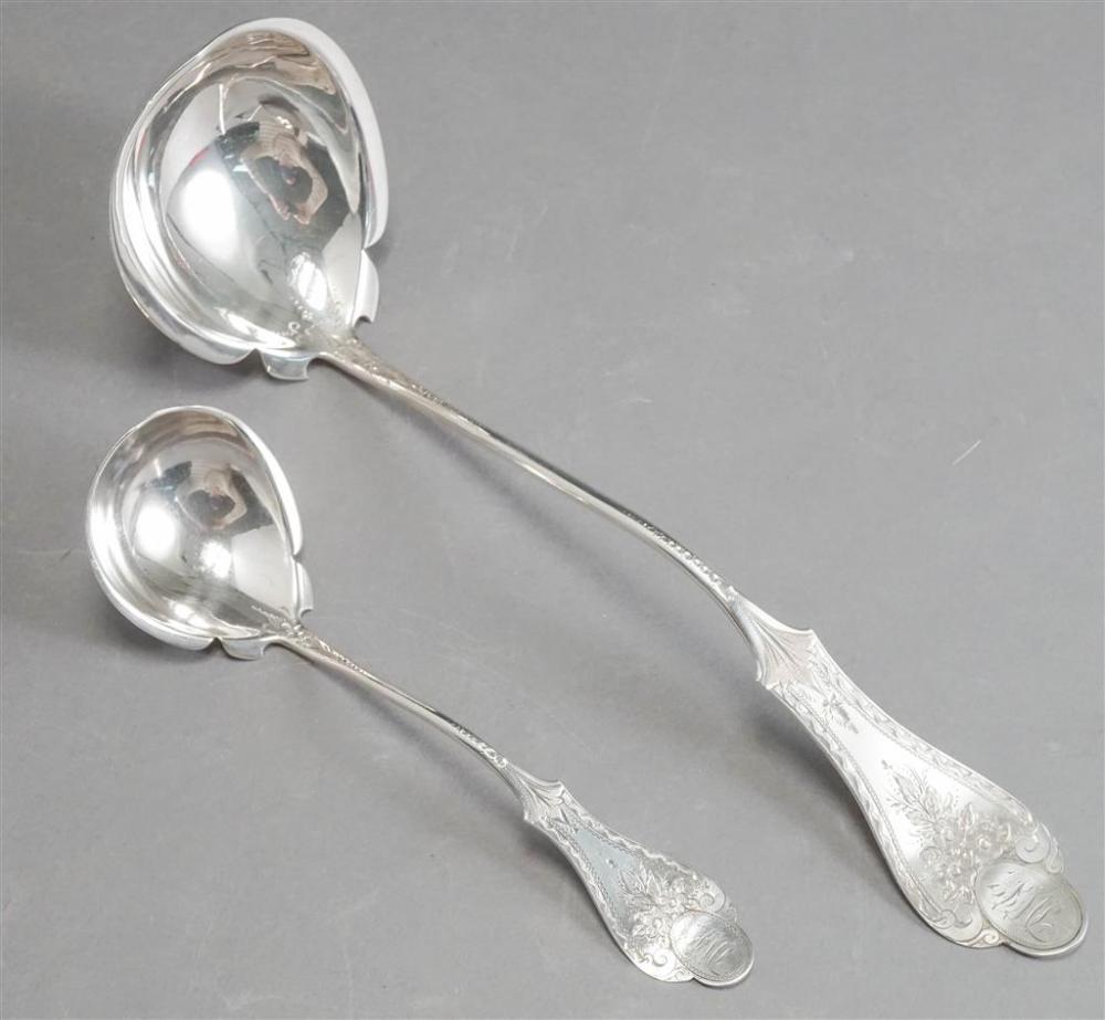 AMERICAN COIN SILVER PUNCH LADLE 329805