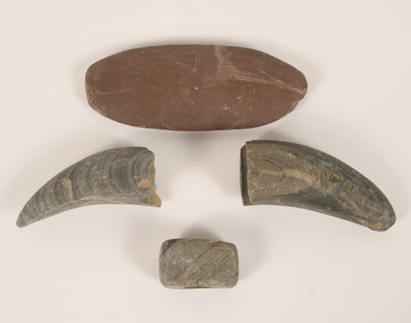 Four Native American Indian relics artifacts 50f38