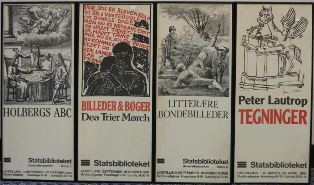 SET OF FOUR GERMAN COLOR POSTERS  329833