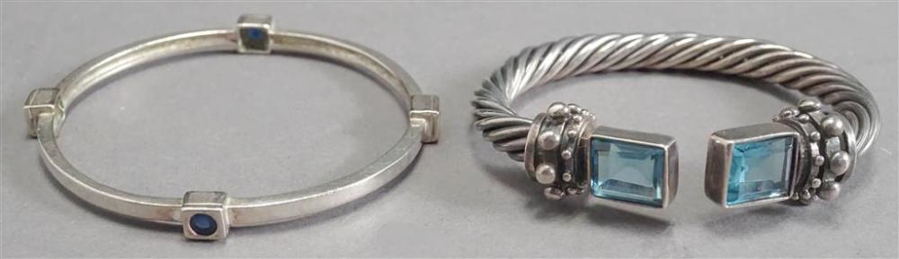 TWO MODERN STERLING SILVER AND 329975