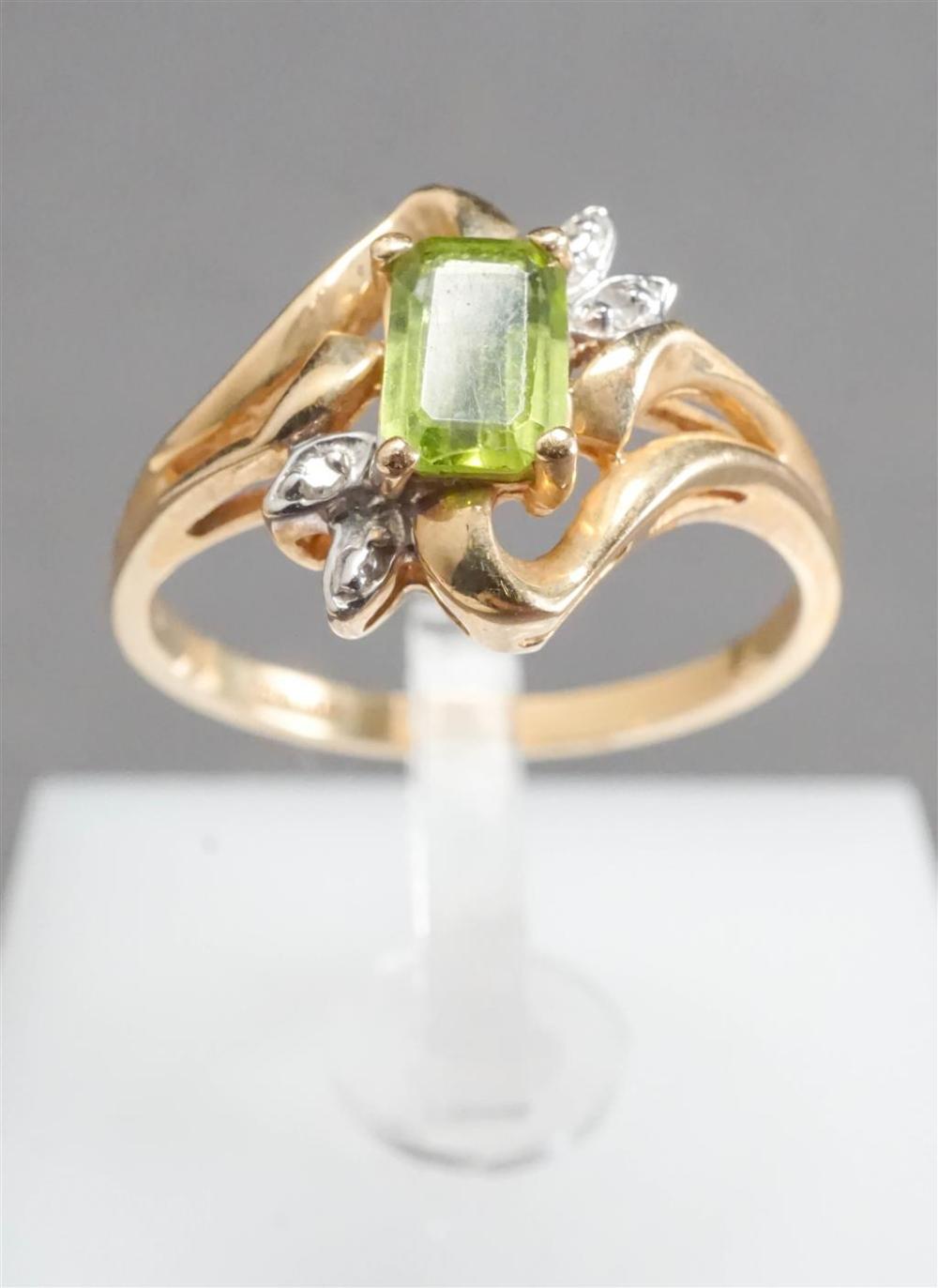 14 KARAT YELLOW GOLD PERIDOT AND 329986