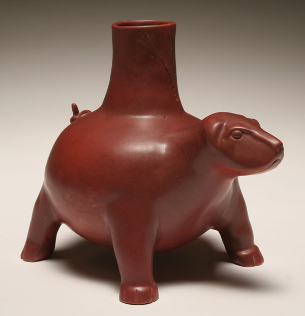 Colima style pottery effigy in