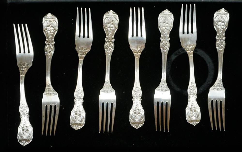 EIGHT REED BARTON STERLING SILVER 329ba6