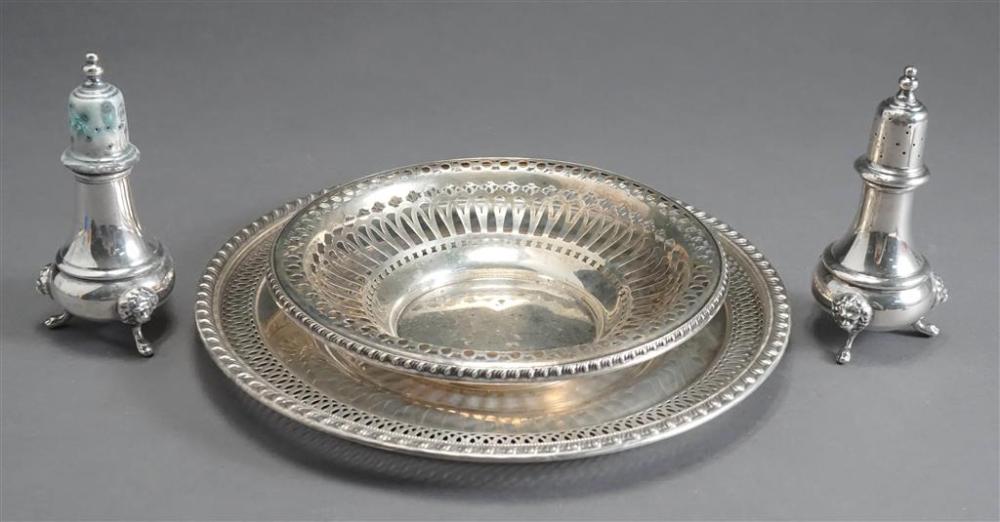 AMERICAN STERLING CAKE PLATE PIERCED 329ba3