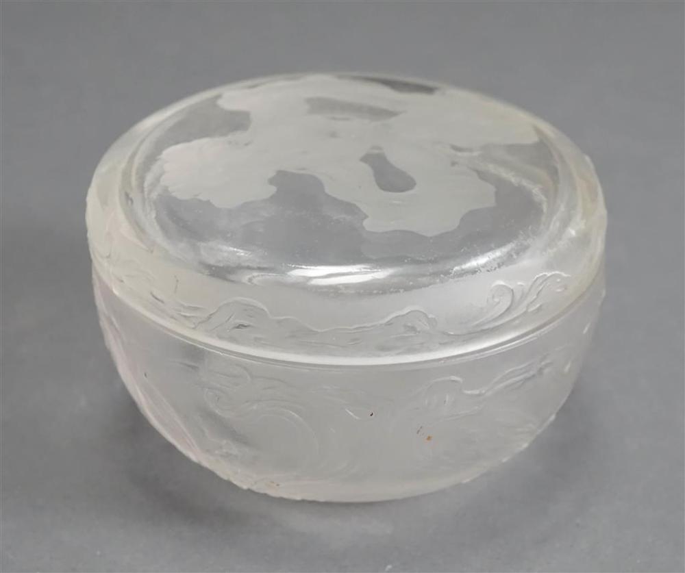 RENE LALIQUE CRYSTAL BOX (AS IS)Rene