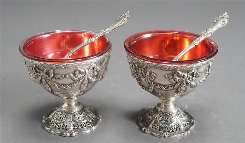 PAIR OF SHREVE CO STERLING SILVER 329bc5