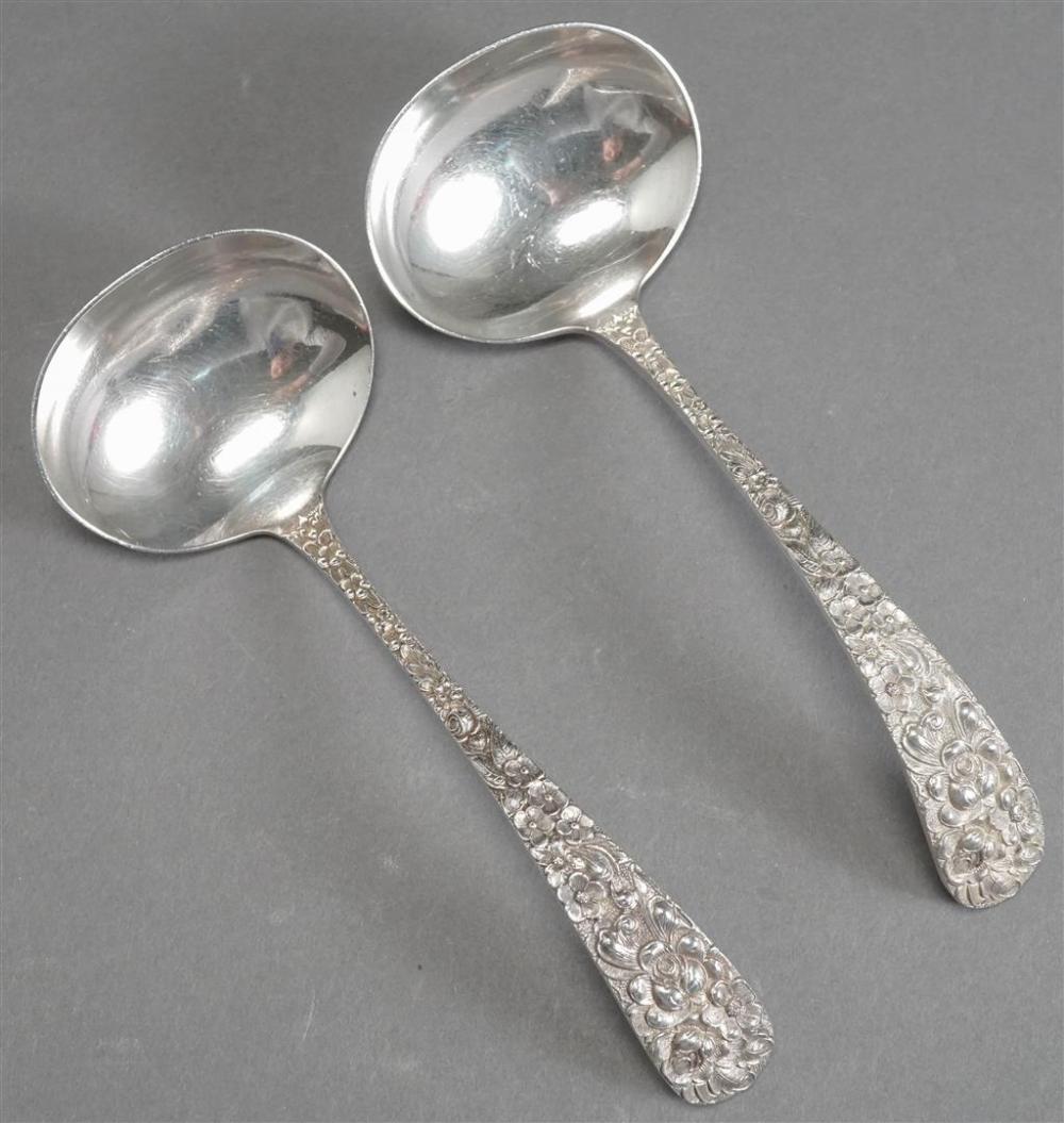 PAIR OF STIEFF REPOUSSE STERLING 329bcc