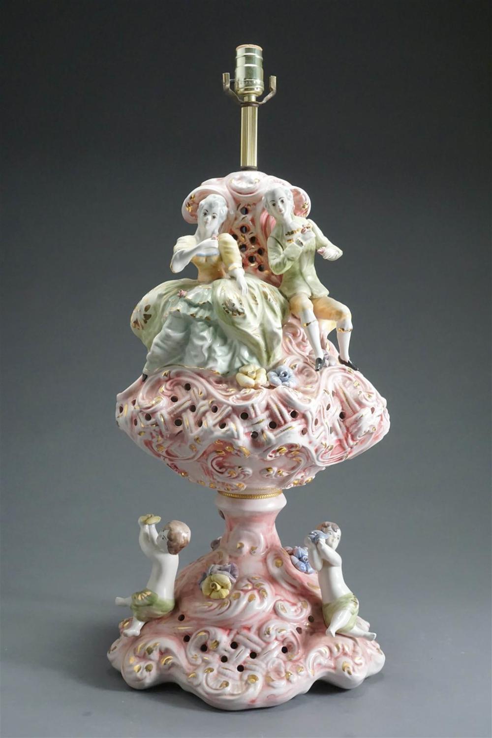 ITALIAN MAJOLICA TYPE ROCOCO STYLE 329c19