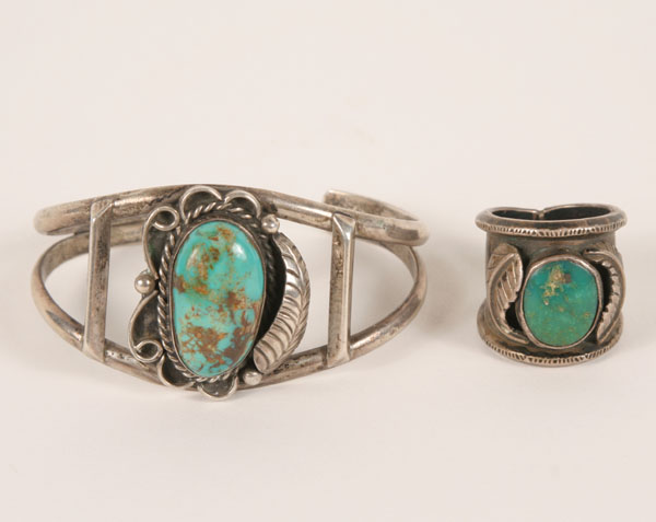 Native American silver and turquoise