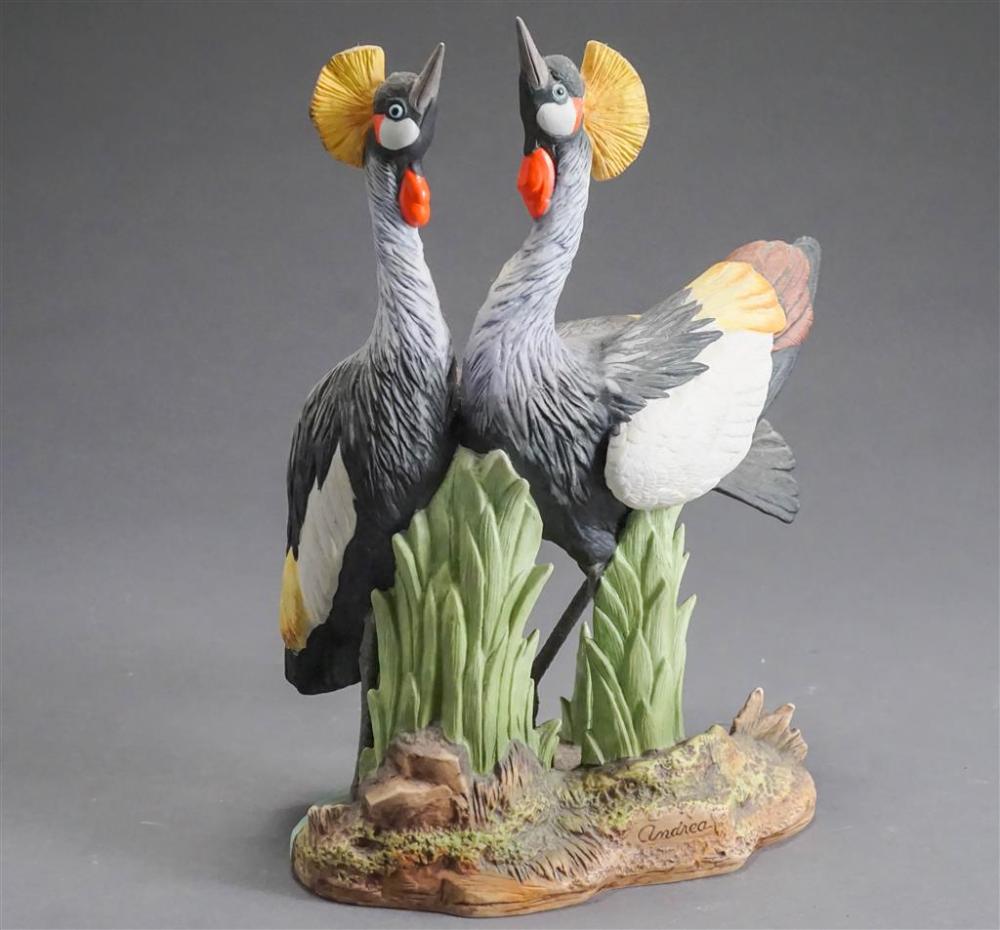 ANDREA DOUBLE CROWNED CRANES  329d10