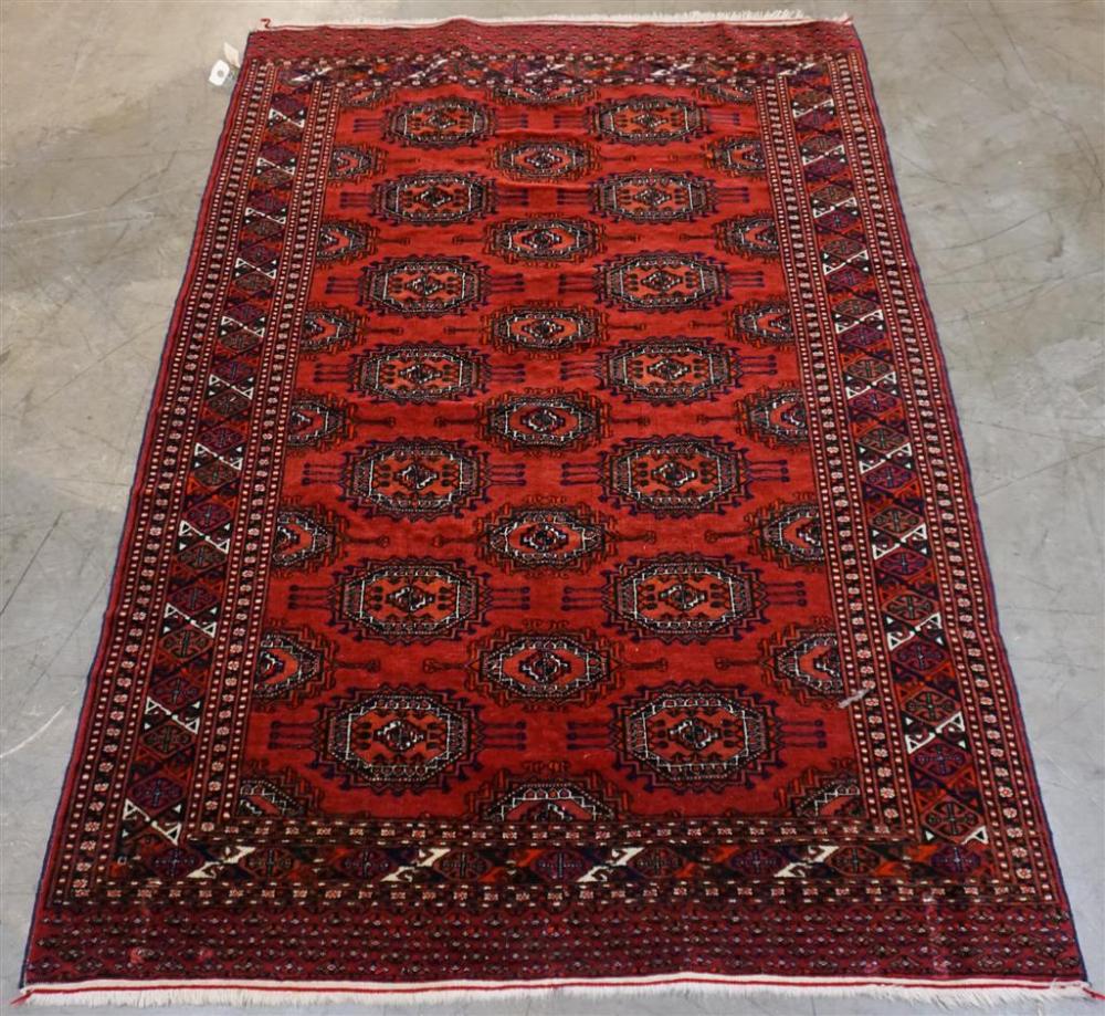 TURKOMAN RUG, 4 FT 3 IN X 6 FT