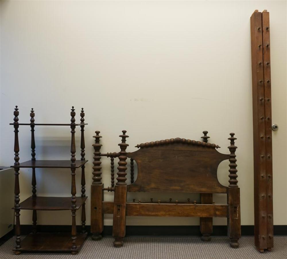 VICTORIAN SPOOL TURNED MAPLE TWIN BED
