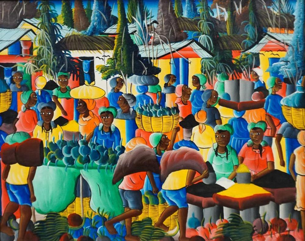 HAITIAN 20TH CENTURY SCHOOL MARKET 329e6d