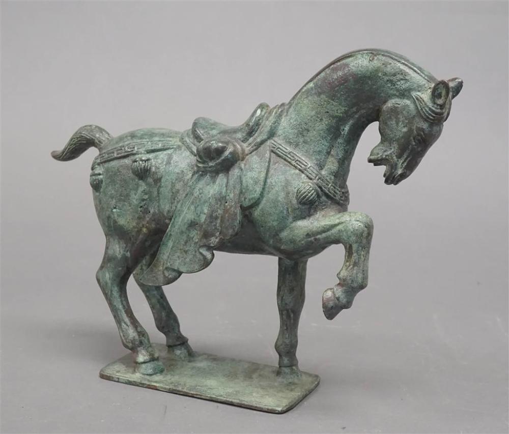 CHINESE TANG STYLE PATINATED METAL 329ec0