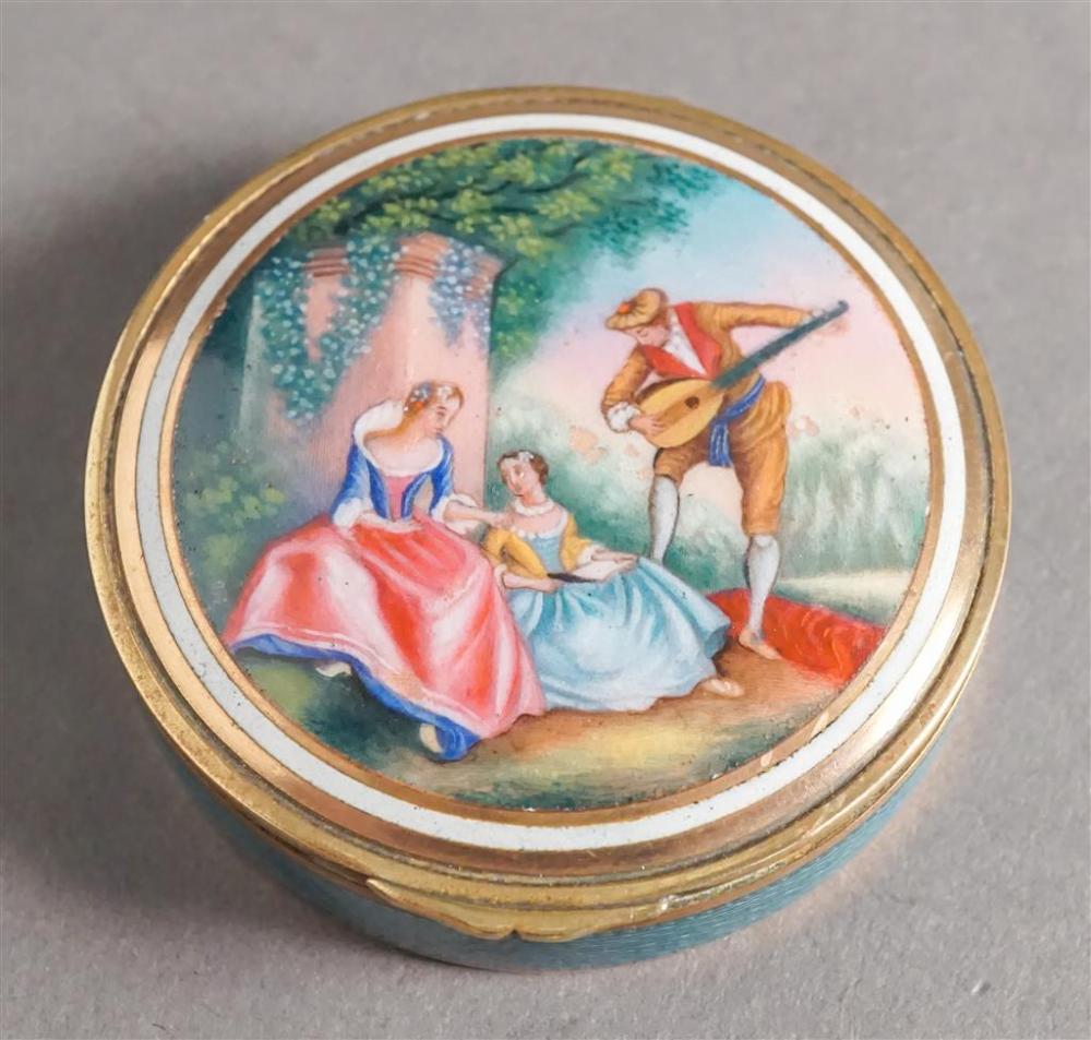 CONTINENTAL ENAMELED METAL COMPACT,