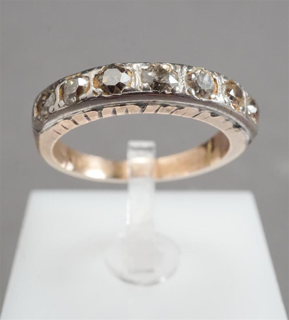 14-KARAT WHITE-GOLD DIAMOND BAND,