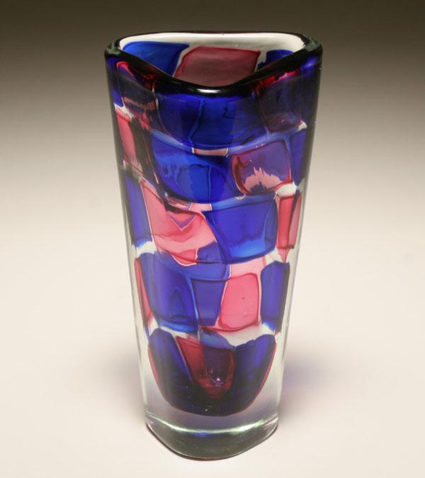 Cenedese Pezzato Art Glass Vase 50fe9