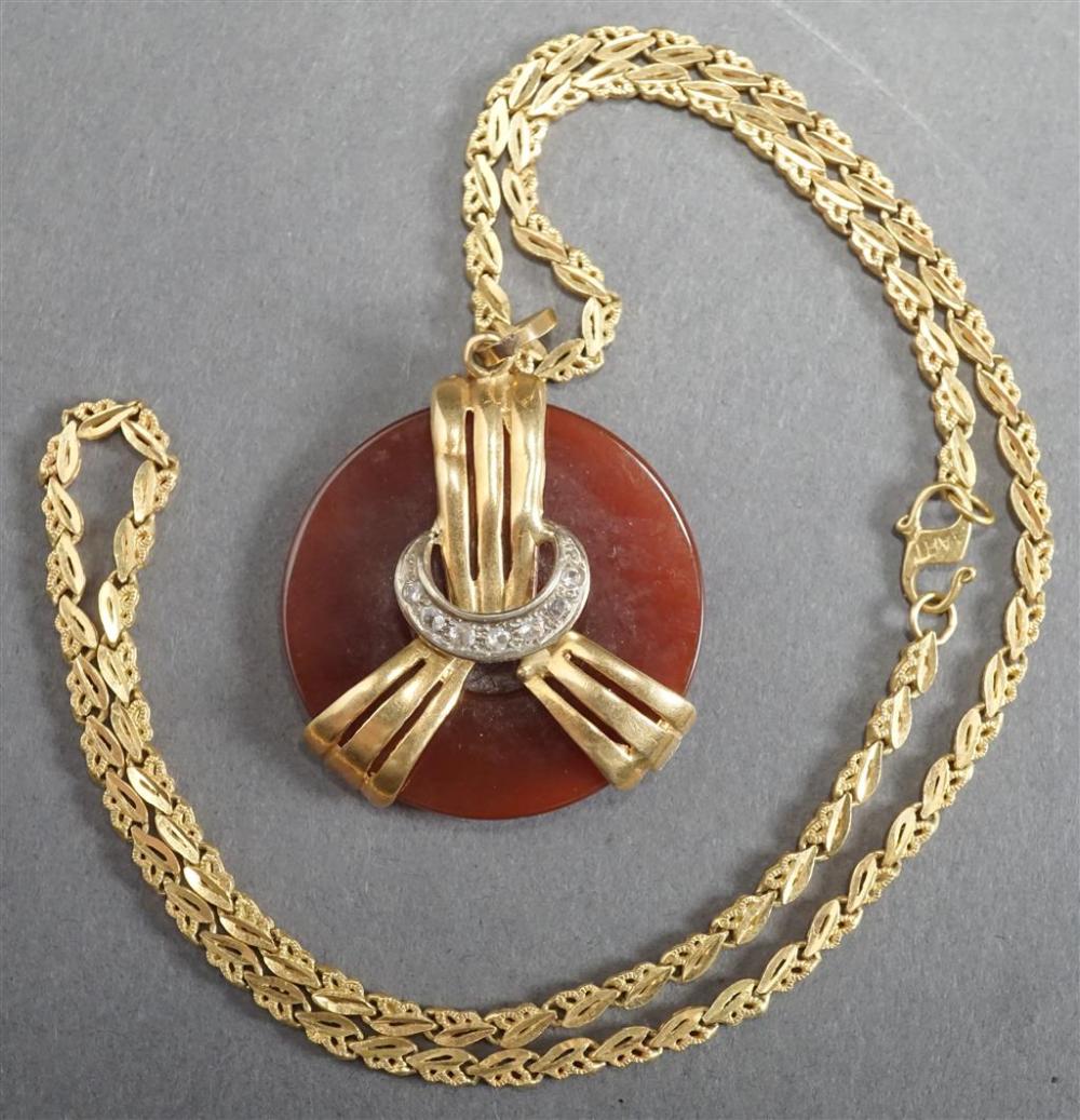 21-KARAT YELLOW-GOLD NECKLACE (6.37