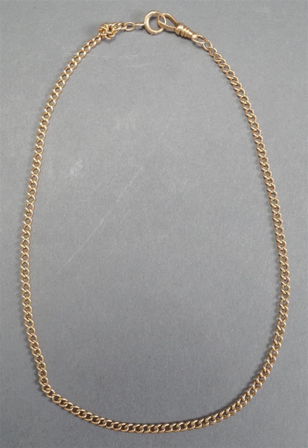 14-KARAT YELLOW-GOLD WATCH CHAIN,