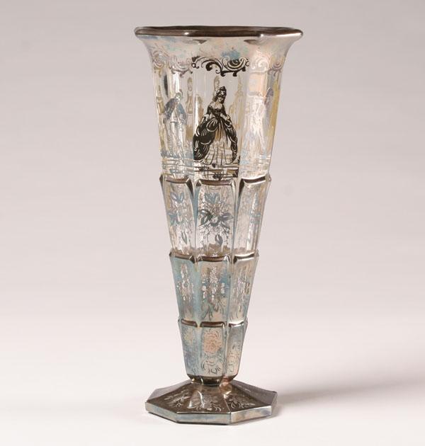 Aldo Nason Scenic glass vase, by