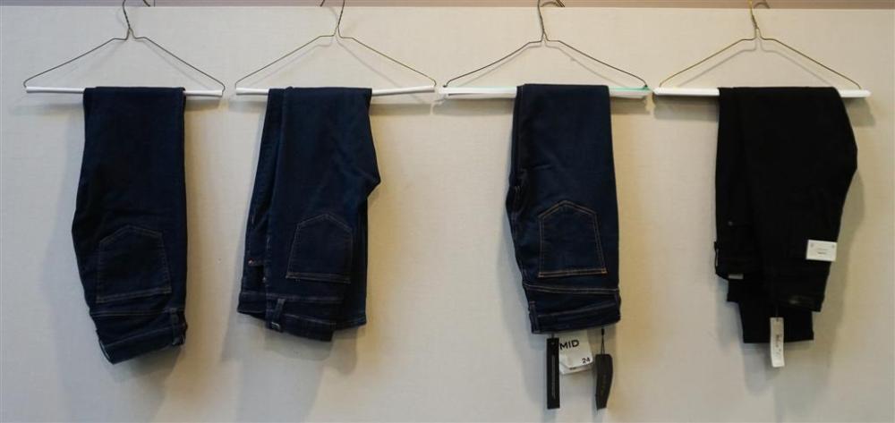 FOUR PAIRS OF JEANS (RAG AND BONE,