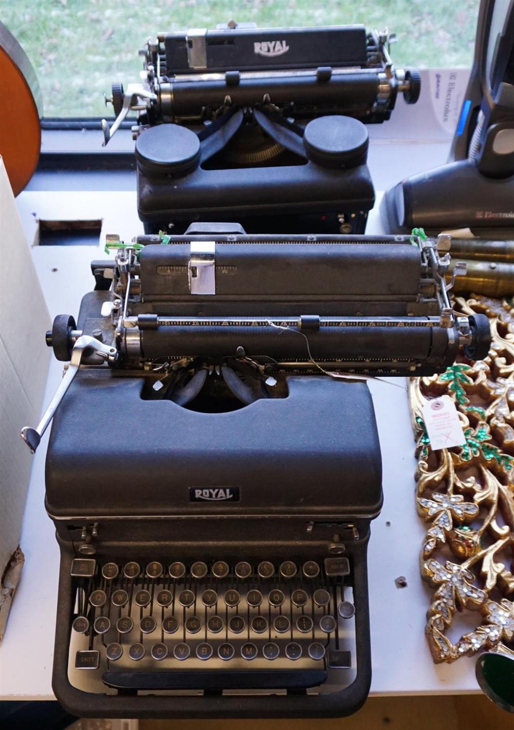 TWO ROYAL MANUAL TYPEWRITERSTwo