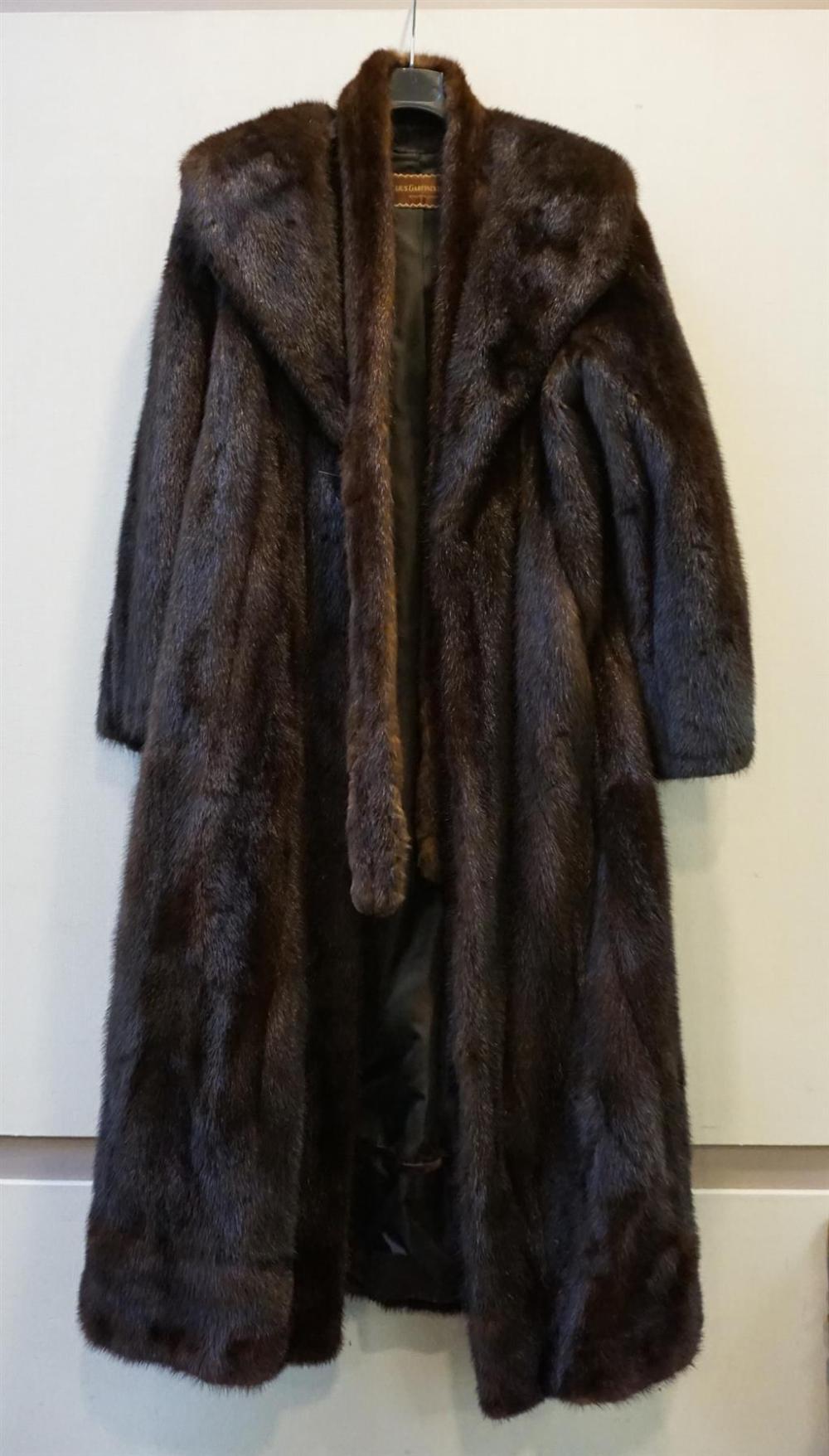 BROWN RANCH FULL LENGTH MINK COAT  329f95