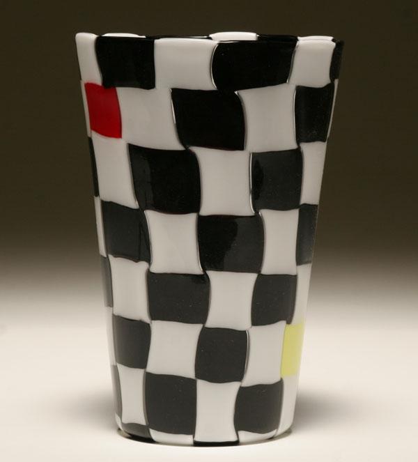 Venini Pezzati glass vase designed 50ffa