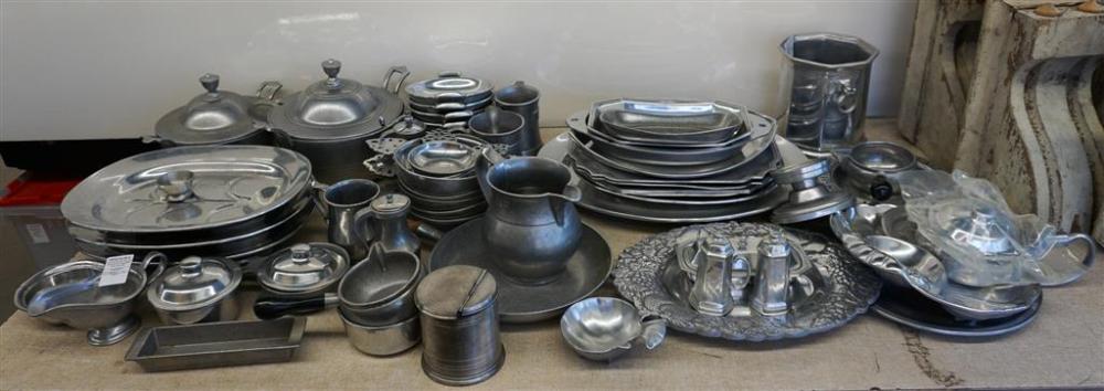 COLLECTION WITH ASSORTED PEWTER 32a00c