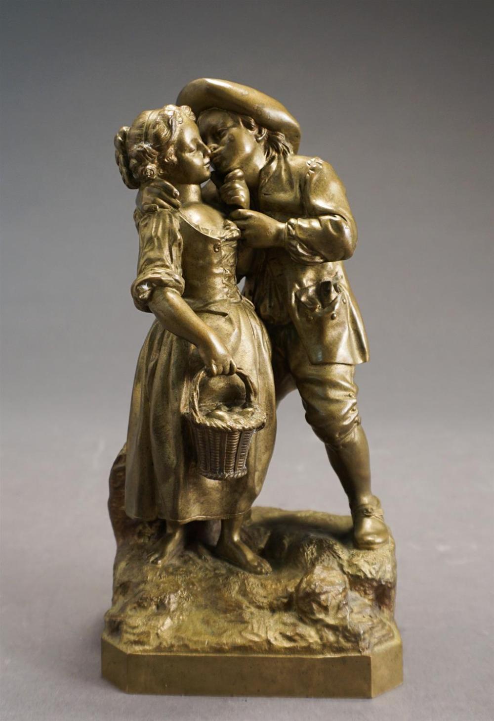 CONTINENTAL STEALING A KISS BRONZE 32a076