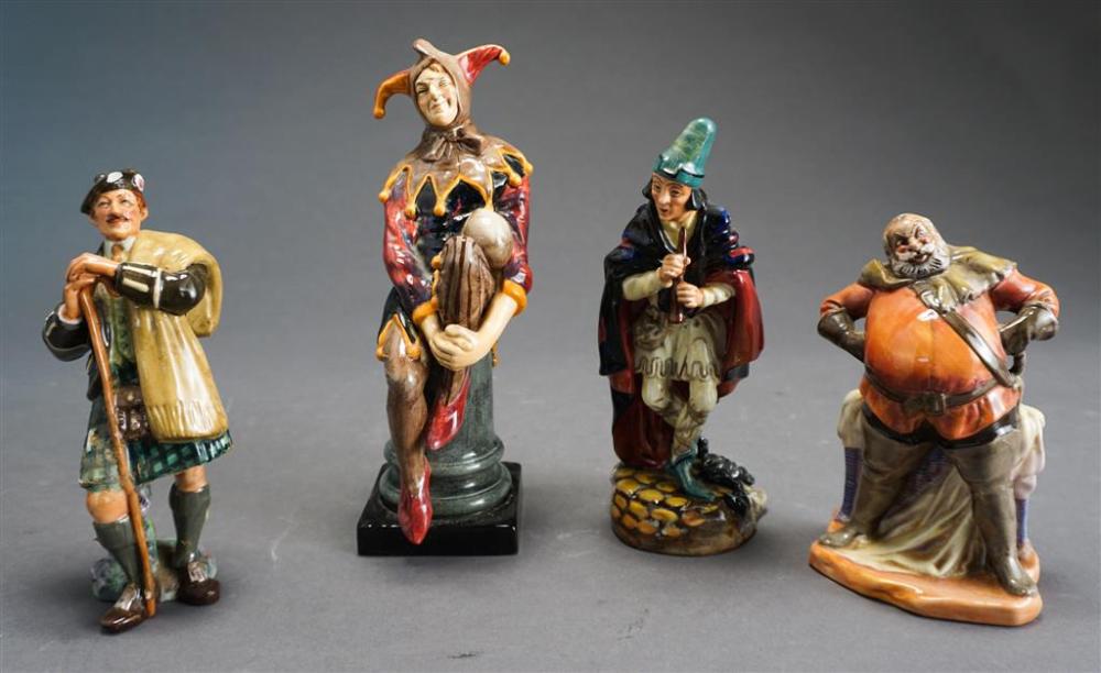 FOUR ROYAL DOULTON PORCELAIN FIGURINES  32a086