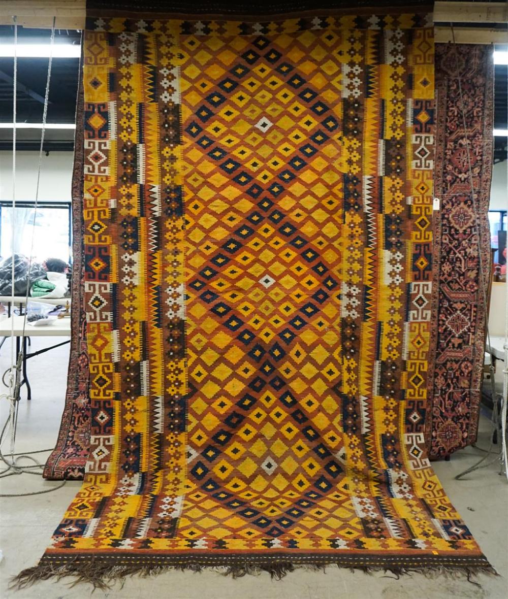 KILIM RUG 14 FT 8 IN X 6 FT 8 32a09a