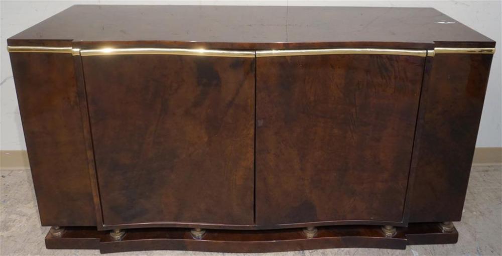 CONTEMPORARY FRUITWOOD AND BRASS 32a0ad