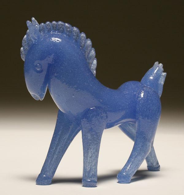 Venini Pulegoso horse figure, designed