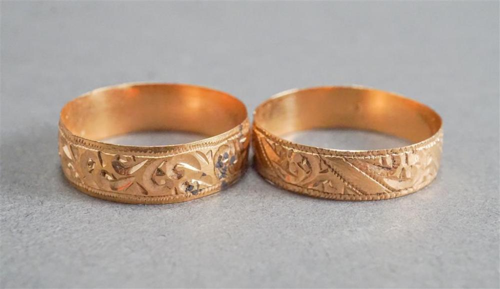 PAIR TESTED 14-KARAT YELLOW-GOLD