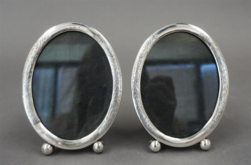 PAIR STERLING SILVER PHOTOGRAPH 32a16a