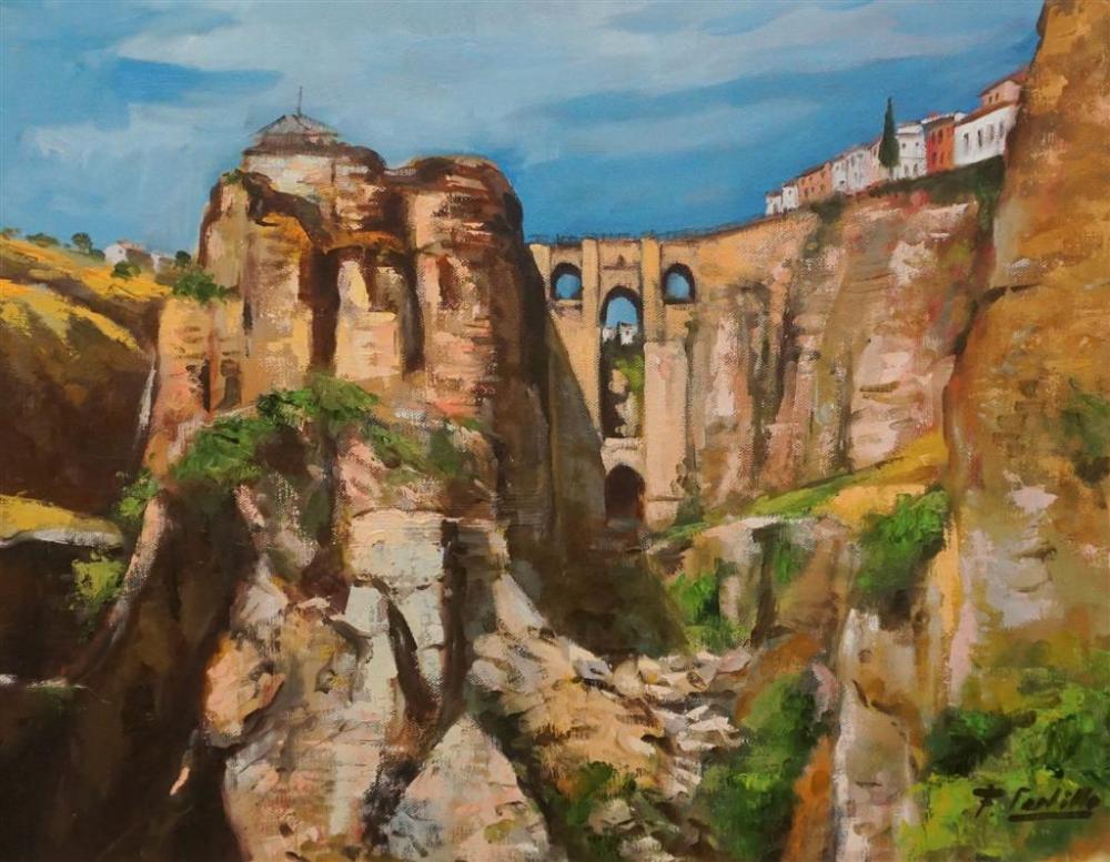 FRANCISCO CASTILLO, 20TH CENTURY, CLIFFSIDE,