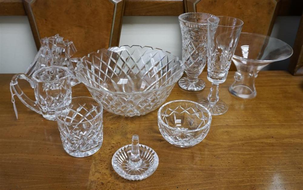 COLLECTION WITH WATERFORD CUT CRYSTAL