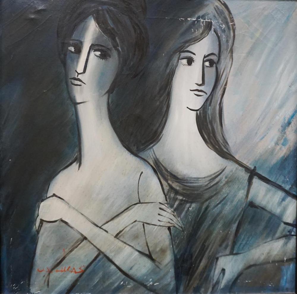 W LUCAS TWO FIGURES OF WOMEN  32a2fe