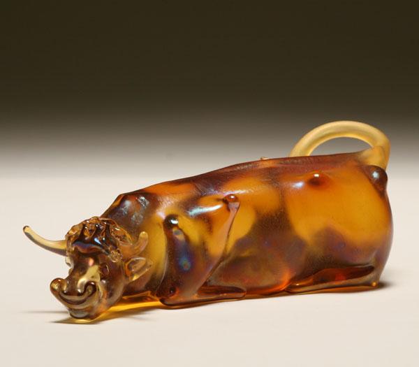 Murano art glass figure of a reclining