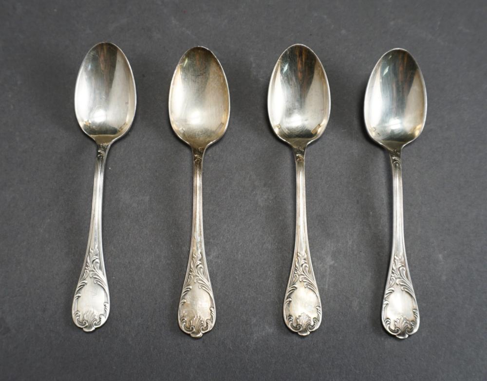 FOUR CHRISTOFLE 'MARLY' SILVER