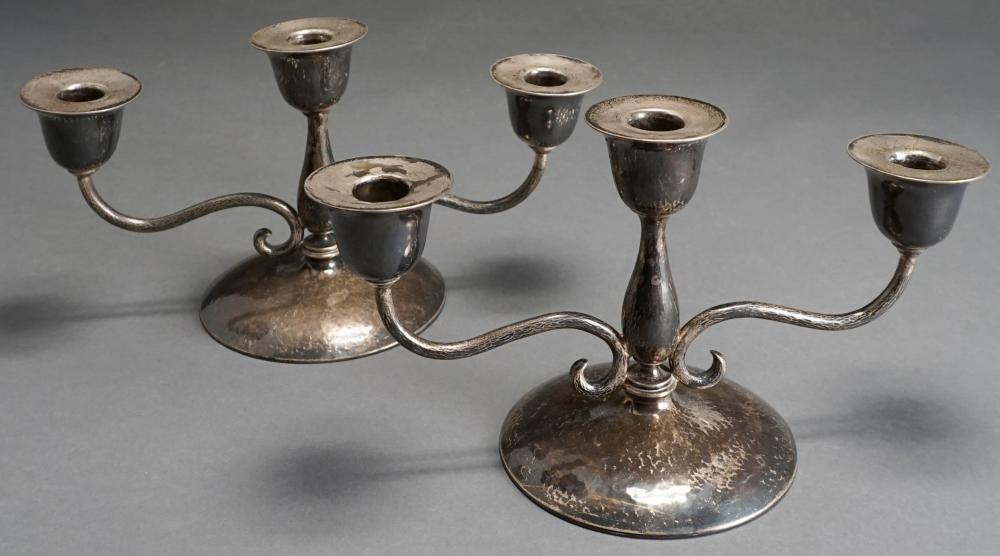 PAIR OF CLEMENS FRIEDELL HAMMERED