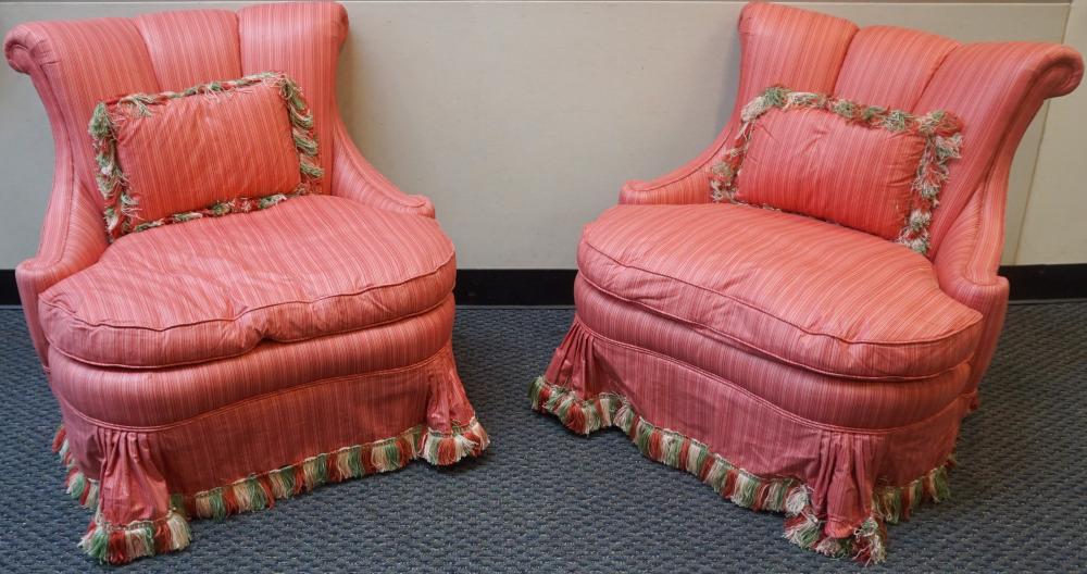 PAIR OF CONTEMPORARY UPHOLSTERED 32a3d4