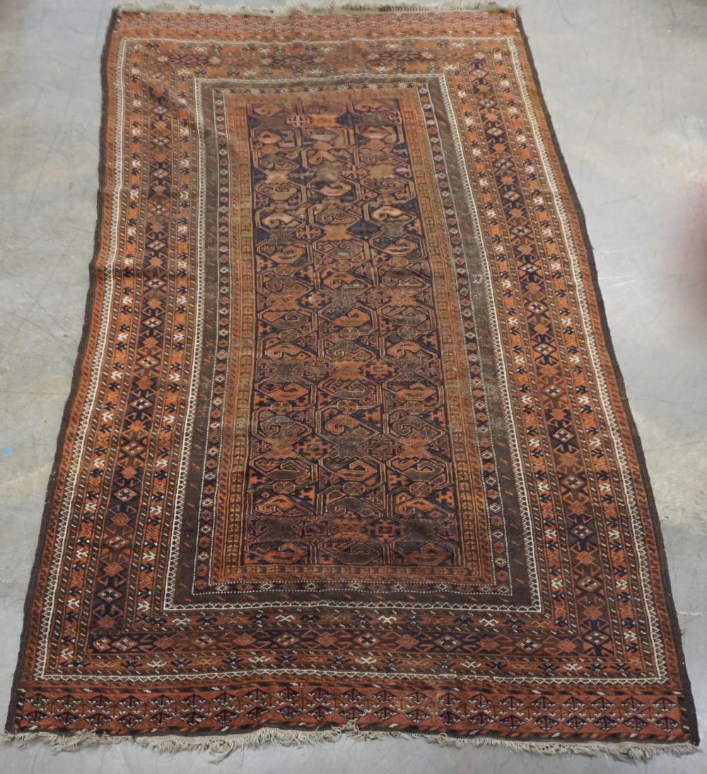 TURKOMAN RUG 8 FT 4 IN X 4 FT 32a3e9